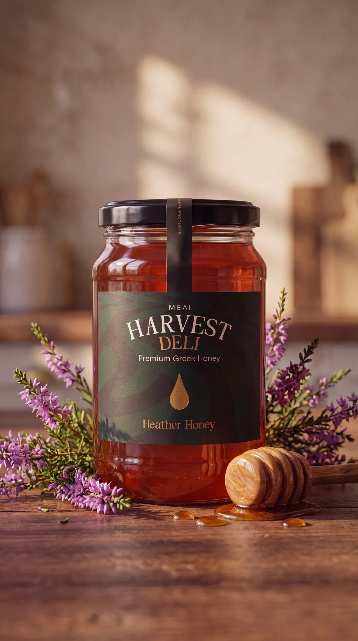 Harvest Deli Heather Honey jar